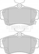 Borg & Beck Brake Pad Set -  BBP1724 fits Chrysler PT Cruiser 99-