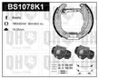 Quinton Hazell Brake Shoe Kit - BS1078K1