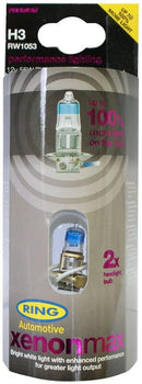 Ring 12V H3 Xenon Max 100 Headlamp (x2)