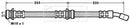 Borg & Beck Brake Hose  - BBH7008 fits Hyundai Coupe,Lantra II(J-2)