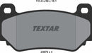 Textar Brake Pad Set - 2367901
