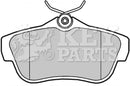 Key Parts Brake Pad Set - KBP2043 fits PSA Scudo Expert 07-