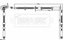 Borg & Beck Brake Hose Part No -BBH7532