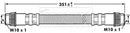 Borg & Beck Brake Hose  - BBH7179 fits Renault Scenic 4x4 -02