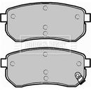 Borg & Beck Rear Brake Pad Set - BBP1932 fits Kia Picanto 04-11