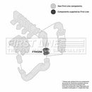 First Line Turbo Hose  - FTH1256 fits PSA 2.0HDi DW10TD 99-01
