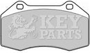 Key Parts Brake Pad Set - KBP1909 fits Renault Megane II 2.0 sport 04