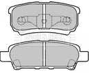 Borg & Beck Rear Brake Pad Set - BBP2003 fits Mitsubishi Outlander 03-