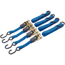 Ratcheting Tie Down Straps - 5m x 25mm - 250kg (4 Piece)