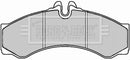 Borg & Beck Front Brake Pad Set - BBP2247 fits Mercedes Sprinter 411CDi 95-06