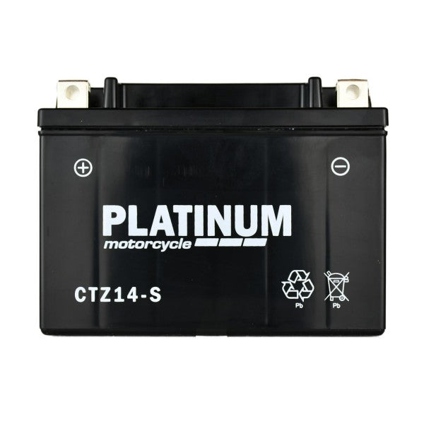 Platinum Motorcycle Battery - MF AGM 11.2Ah 230Cca WC