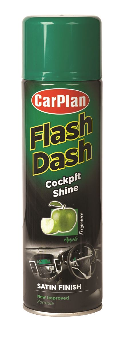 CarPlan Flash Dash Satin Finish Cockpit Shine- 500ml Apple