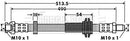 Borg & Beck Brake Hose Part No -BBH7423