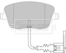 Borg & Beck Front Brake Pad Set -BBP1855