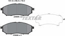 Infiniti Nissan Renault, Brake Pad Set - Textar 2369801
