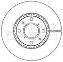 Key Parts Brake Disc Pair  - KBD4537 fits Suzuki Swift 02/2005-