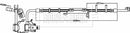 Borg & Beck Brake Hose  - BBH8643 fits JEEP Wrangler 10/11-