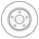 Borg & Beck Brake Disc Pair  - BBD5187 fits Chr. Gd Voyager 2.8DT 07-09/11