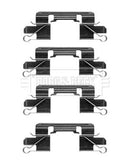 Borg & Beck Fitting Kit - Pads Part No -BBK1397