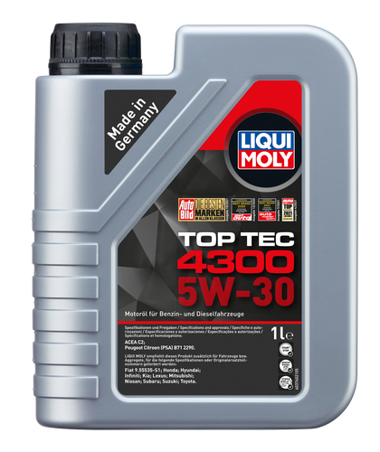 Liqui Moly - Top Tec 4300 5W30 1ltr