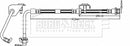 Borg & Beck Brake Hose  - BBH8627 fits ISUZU Rodeo 10/06-08/08