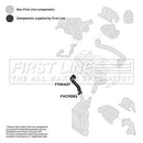 First Line Turbo Hose  - FTH1437 fits GM Astra G, Zafira A