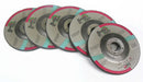 Hilka TFGR11505 115 mm Turbo-Flex Grinding Disc, Set of 5 Pieces