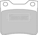 Borg & Beck Brake Pad Set - BBP1537 fits Peugeot 405/406/607