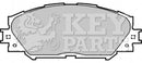Key Parts Brake Pad Set - KBP1991 fits Toyota Auris 07-