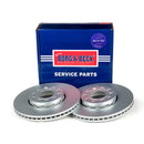 Borg & Beck Brake Disc Pair  - BBD4948 fits Audi.A4,A6,VW.passat.91-