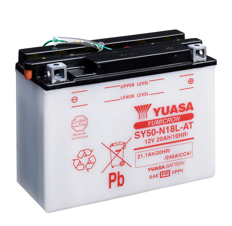 SY50-N18L-AT (CP) 12V Yuasa YuMicron Battery (5470966481049)