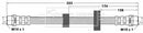 Borg & Beck Brake Hose  - BBH6425 fits VW Transporter 90-