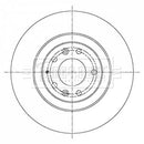 Borg & Beck Brake Disc Single  - BBD6030S fits Mazda CX-7 (Manual) 07-
