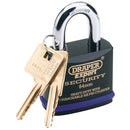 Heavy Duty Padlock and 2 Keys with Super Tough Molybdenum Steel Shackle, 54mm
