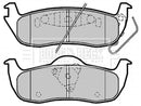 Borg & Beck Rear Brake Pad Set -BBP2039