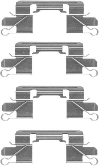 Textar Brake Pad Fitting Kit - 82516200