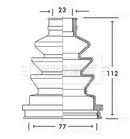 Borg & Beck Cv Joint Boot Kit  - BCB2532 fits Opel, Vauxhall - Inner