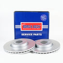 Borg & Beck Brake Disc Pair  - BBD5121 fits Ford Galaxy, VAG Sharan 00-06