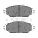 Borg & Beck Front Brake Pad Set -BBP2459