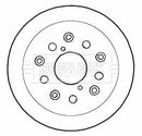 Borg & Beck Brake Disc Single  - BBD5775S fits Lexus IS200/300,GS300 99-