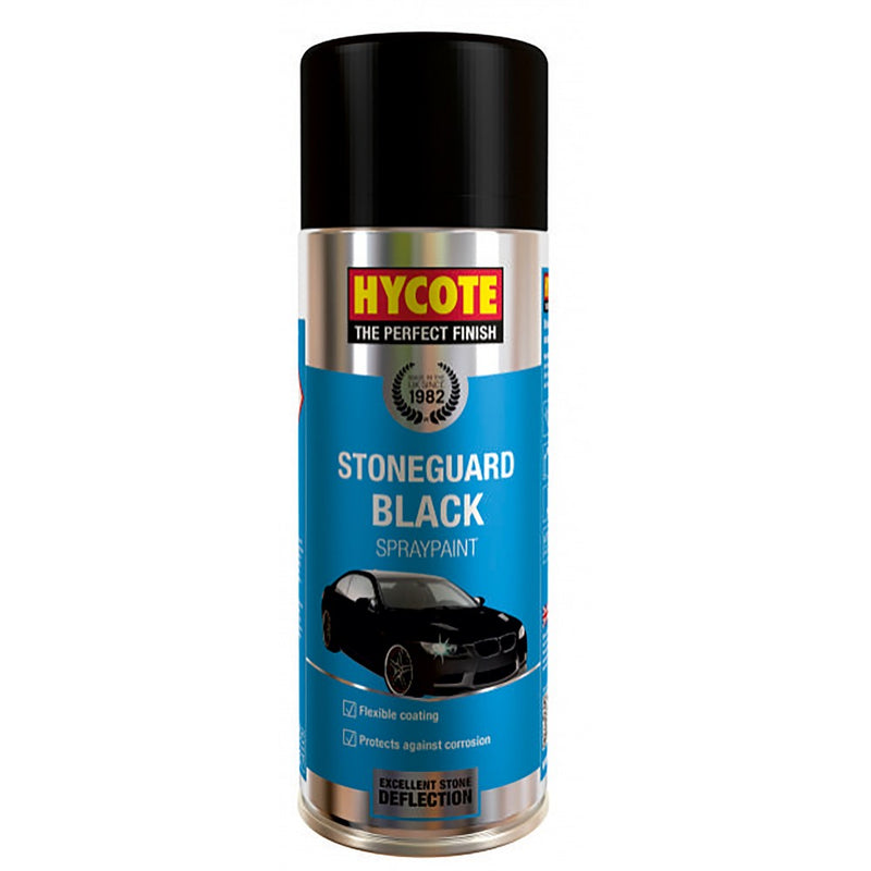 Hycote Stoneguard Black Spray Paint - 400ml