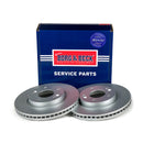 Borg & Beck Brake Disc Pair  - BBD5270 fits Hyundai i30 15 wheels 04/07-