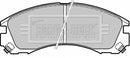 Borg & Beck Front Brake Pad Set - BBP1565 fits Mitsubishi Space Wagon 1998-