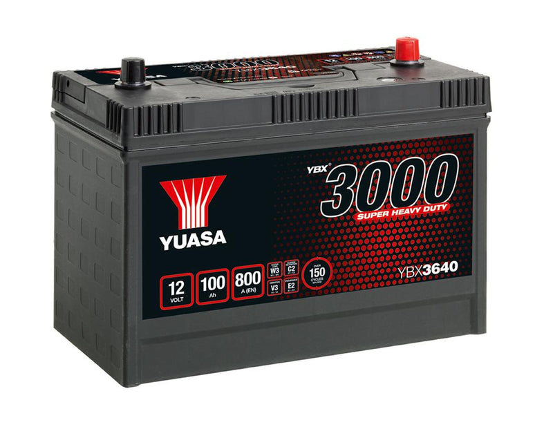 Yuasa YBX3640 - 3640 3000 Series Super Heavy Duty (Double Lid) - 4 Year Warranty