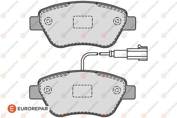 Eurorepar Brake Pad Kit - 1617262180