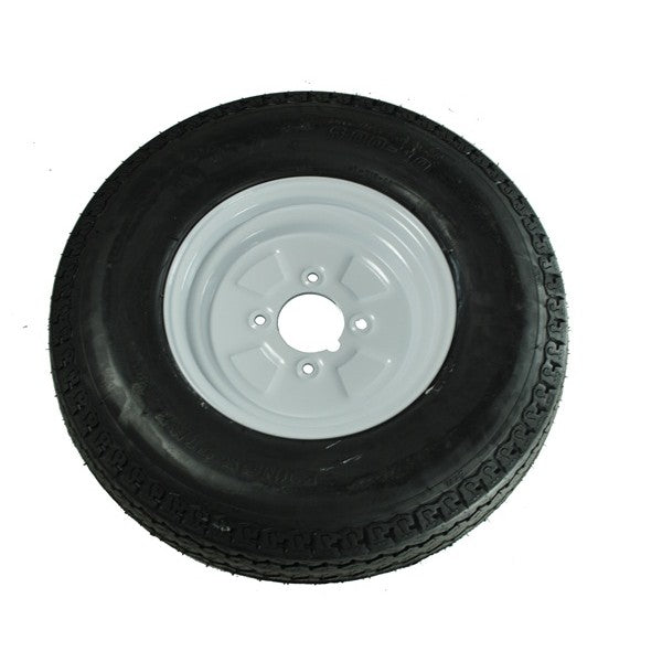 Wheel Tyre 145X10 4Ply Cap 375kg Wht