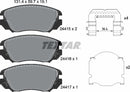 Chevrolet Opel Saab Vauxhall, Brake Pad Set - Textar 2441501
