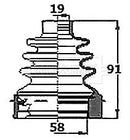 Borg & Beck Cv Joint Boot Kit Part No -BCB6144