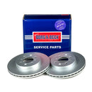 Borg & Beck Brake Disc Pair  - BBD4081 fits Rover,MG,Honda Civic 92-
