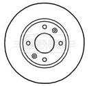 Borg & Beck Brake Disc Pair  - BBD4654 fits Kia Magentis 01-09/02